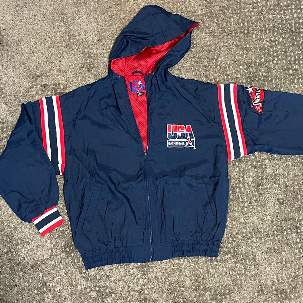 New USA BASKETBALL Dream Team Vintage Raincoat